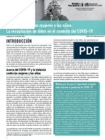 ARTICULO - Violencia Contra Las Mujeres y Las Niñas La Recopilación de Datos en El Contexto Del COVID-19