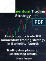 RSI MOMENTUM TRADING STRATEGY Learn How To Trade RSI Momentum Trading Strategy in Banknifty Futures (STOCK TRADER)