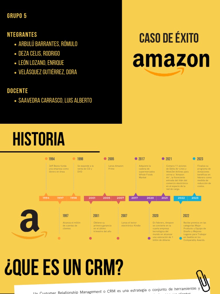 Éxito de Amazon en CRM y Servicio | PDF | Marketing | Procesos de negocio