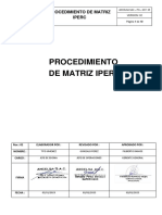 Procedimiento de MATRIZ IPERC