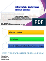 Analisis Bibliometrik Sederhana Tembus Scopus: Binar Kurnia Prahani