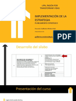 Modulo 9.semana 10.implementación de La Estrategia. G.Molero