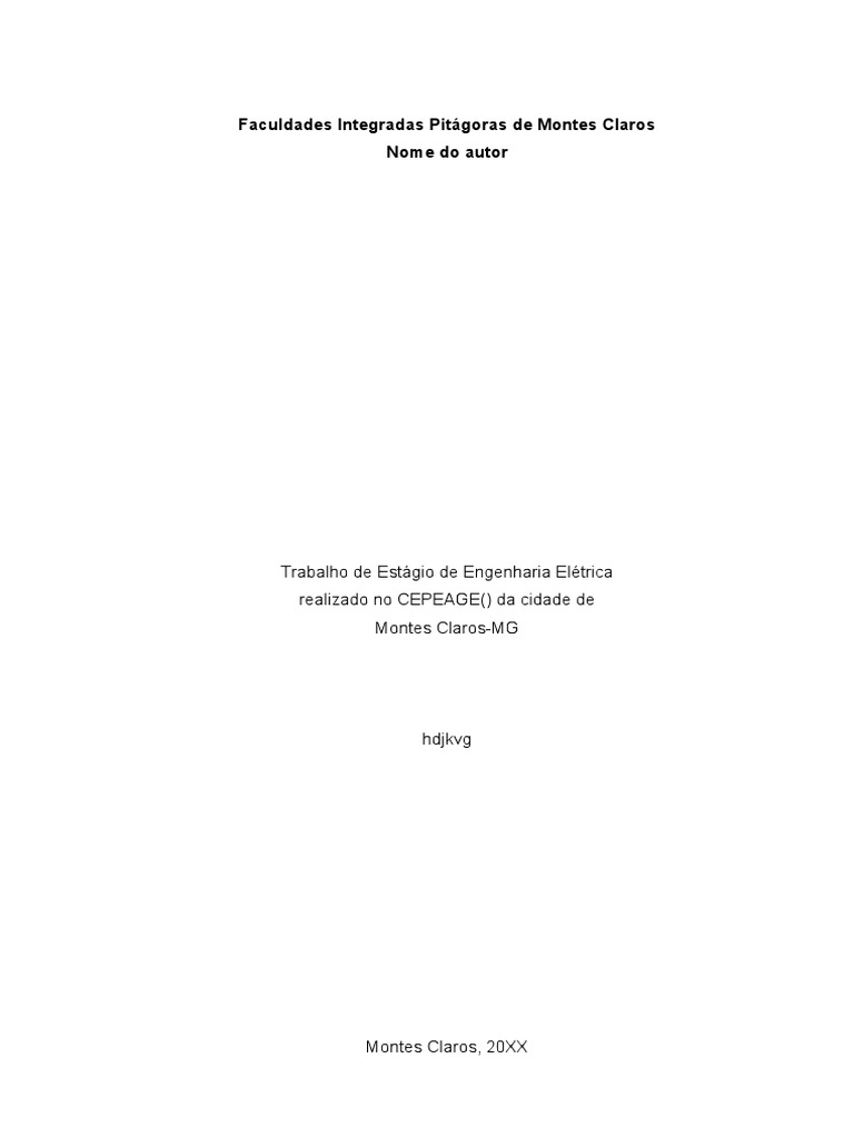 Faculdades Integradas Pitágoras de Montes Claros | PDF | Tecnologia e ...