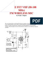 Single Fet VHF (88-108 MHZ)