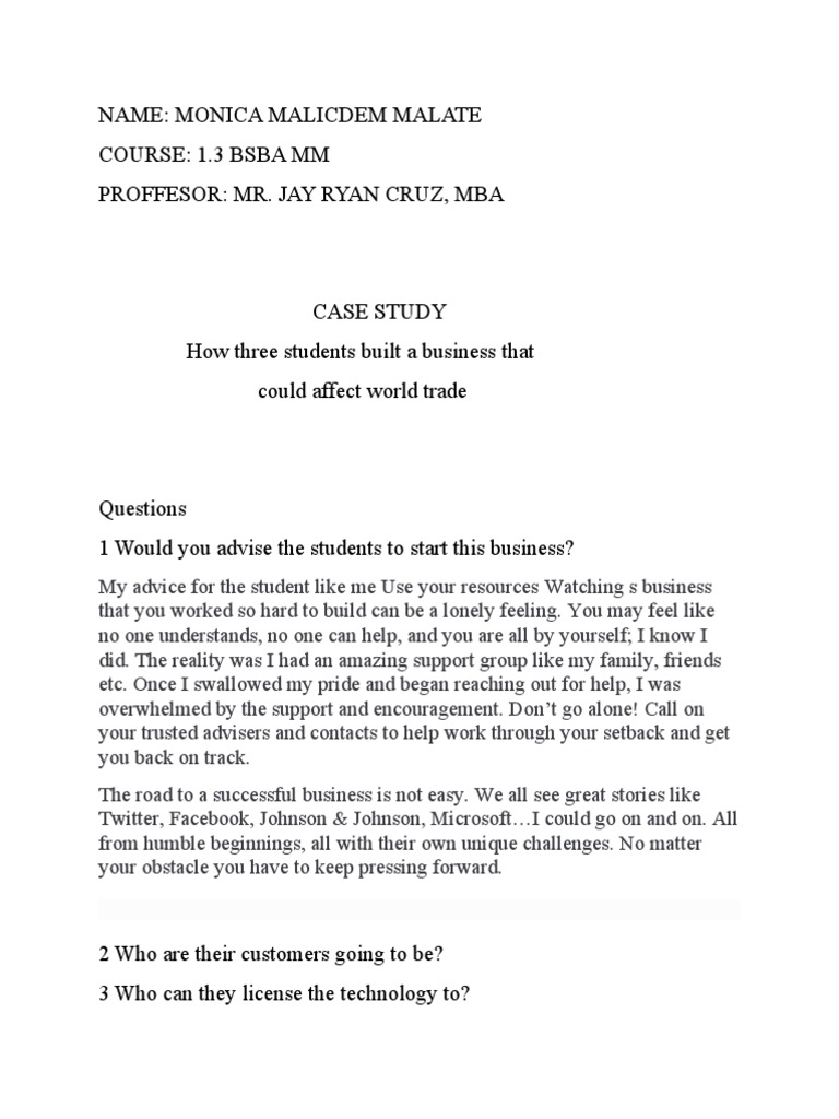 Casestudy Task2 | PDF | Career & Growth | Social Science