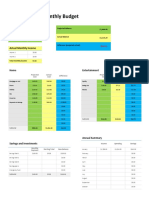 Personal Monthly Budget1