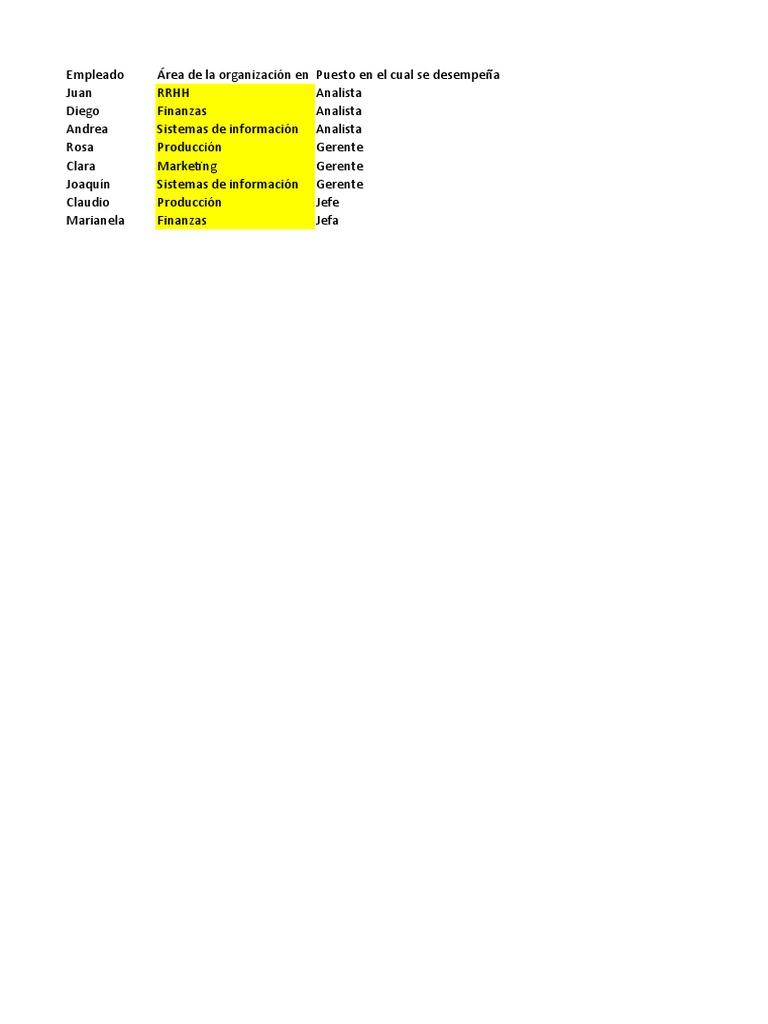 Actividad excel 1 2 pdf