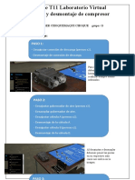 Informe T11 Laboratorio Virtual Montaje y Desmontaje de Compresor VIRTUAL