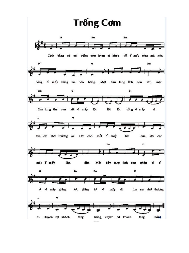 Drum of Rice (Trống cơm) | PDF