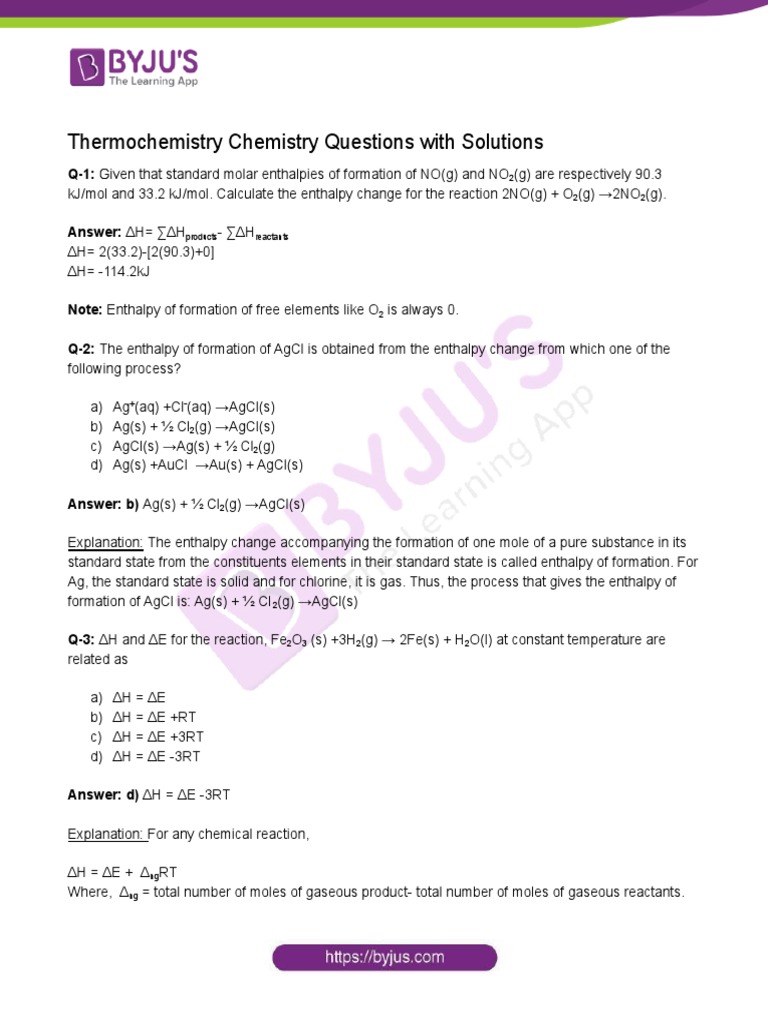 ThermochemistryChemistryQuestionswithSolutions.docx PDF