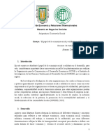 Ensayo. "El Papel de La Economía Social y Solidaria en El Desarrollo"