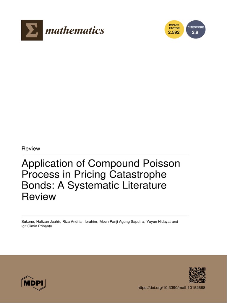 Application of Compound Poisson Process in Pricing Catastrophe Bonds A