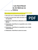 Cópia de Como Fazer Um Hard Reset (Restauração de Fábrica) No Samsung Galaxy