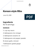 Korean-Style Ribs Recipe by Tasty