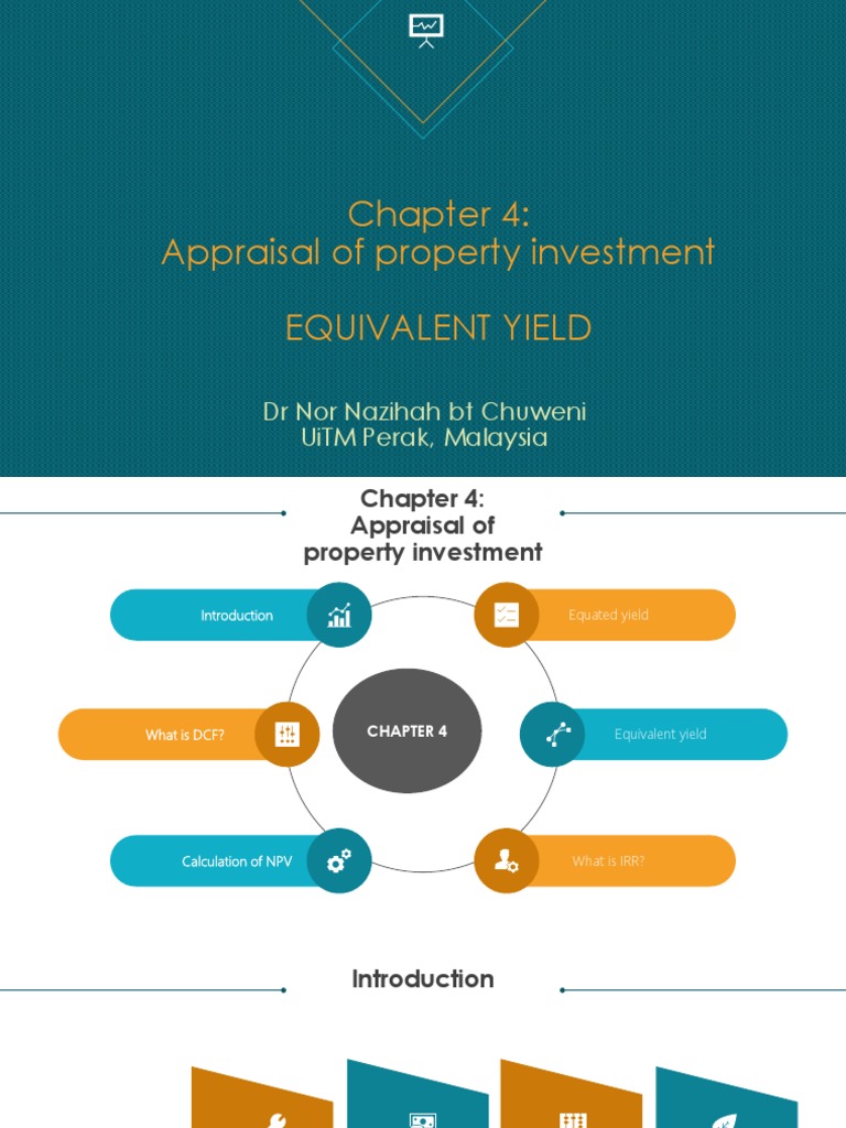 Equivalent Yield PDF Net Present Value Discounted Cash Flow