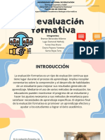 La Evaluación Formativa