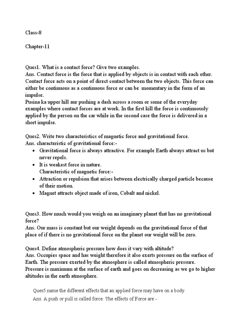 CLASS 8 SCIENCE CHAPTER 11 SHORT ANSWER intelligence overview