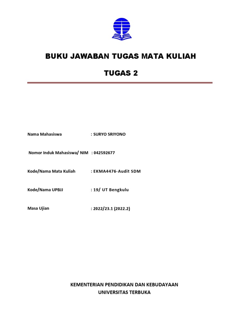 Ekma4476 Audit Sdm Pdf