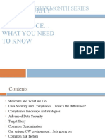 2014 NCSAM - Data Security and Compliance-What You Need To Know