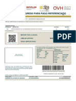 Forma de Ingreso para Pago Referenciado: Importe Total A Pagar