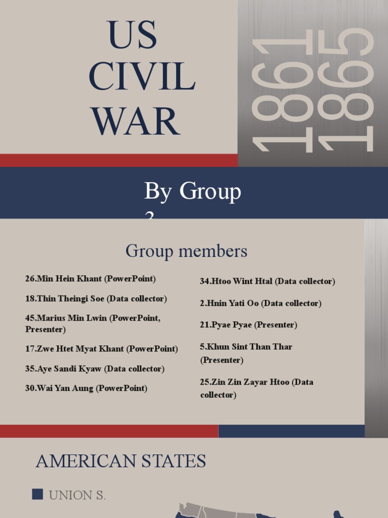thesis statement on american civil war