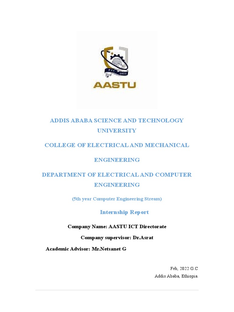 Addis Ababa Science and Technology | PDF | Software Development Process ...