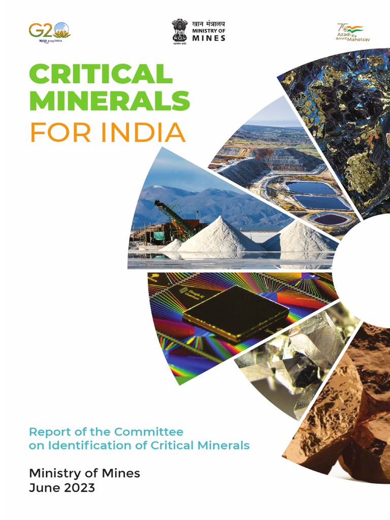 Assessing the Criticality of Minerals for India 2023 - CSEP