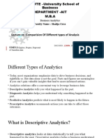 Types of Analytics
