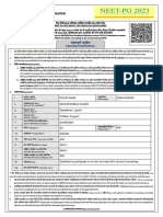 Neet PG Score Card