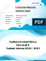 Buku Prestasi Siswa