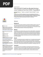 12 - Dieteren Et Al (2022) - How Should ICU Beds Be Allocated During A Crisis Evidence From The COVID-19 Pandemic