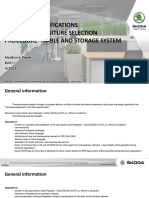 ŠKODA - Technical Specifications For Office Furniture - Supplement II - ENG
