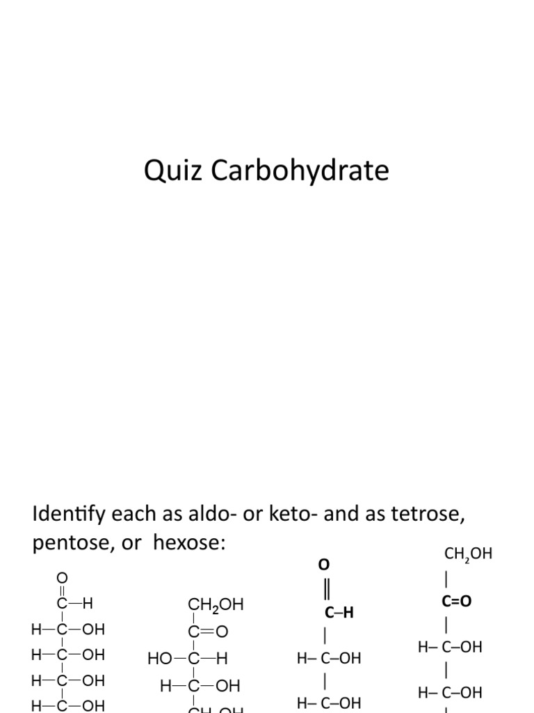 Quiz Carbohydrate Kelas BDA PDF