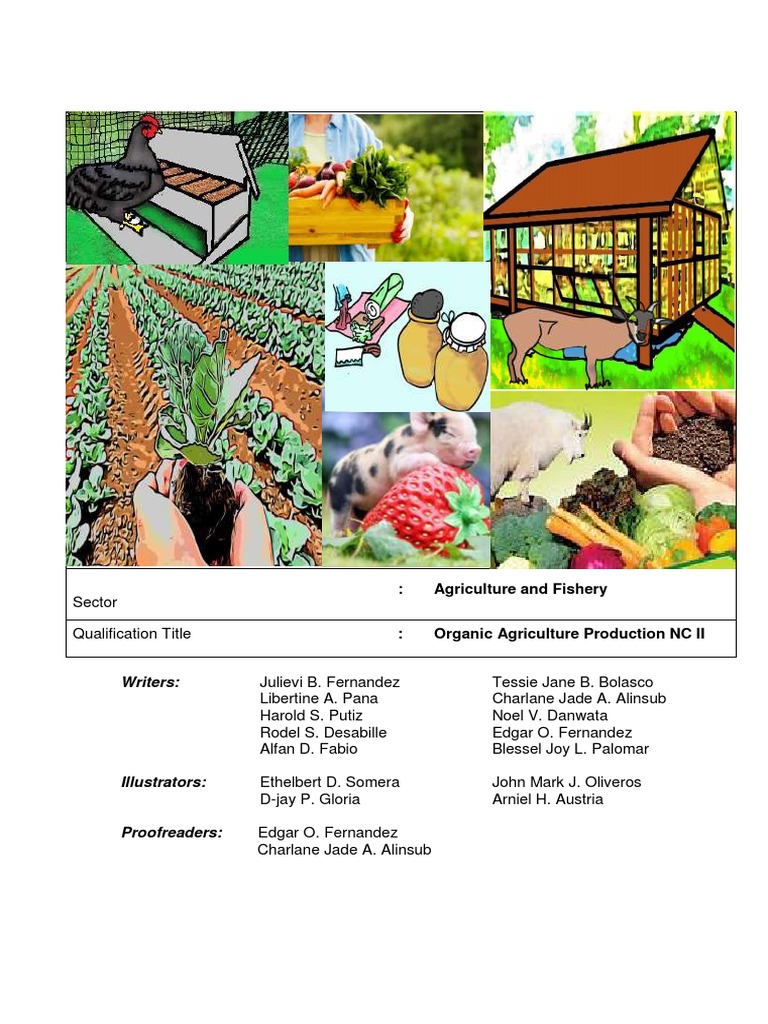 Organic Agriculture Production NC II Module | PDF | Goat | Sheep
