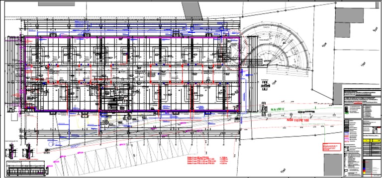 210-5 - Plan 003 Grundriss TG Rohbau - Index - I - 2022-03-28 | PDF