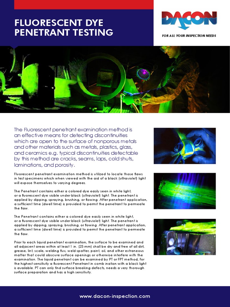 Dacon Fluorescent Dye Testing FPT PDF