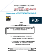 Recueil D'exercices D'analyses Des Systemes Continus