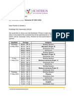 G8 SA2 Schedule - Student's