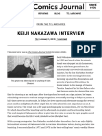 Keiji Nakazawa Interview - The Comics Journal