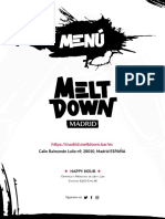 Menu Meltdown Madrid