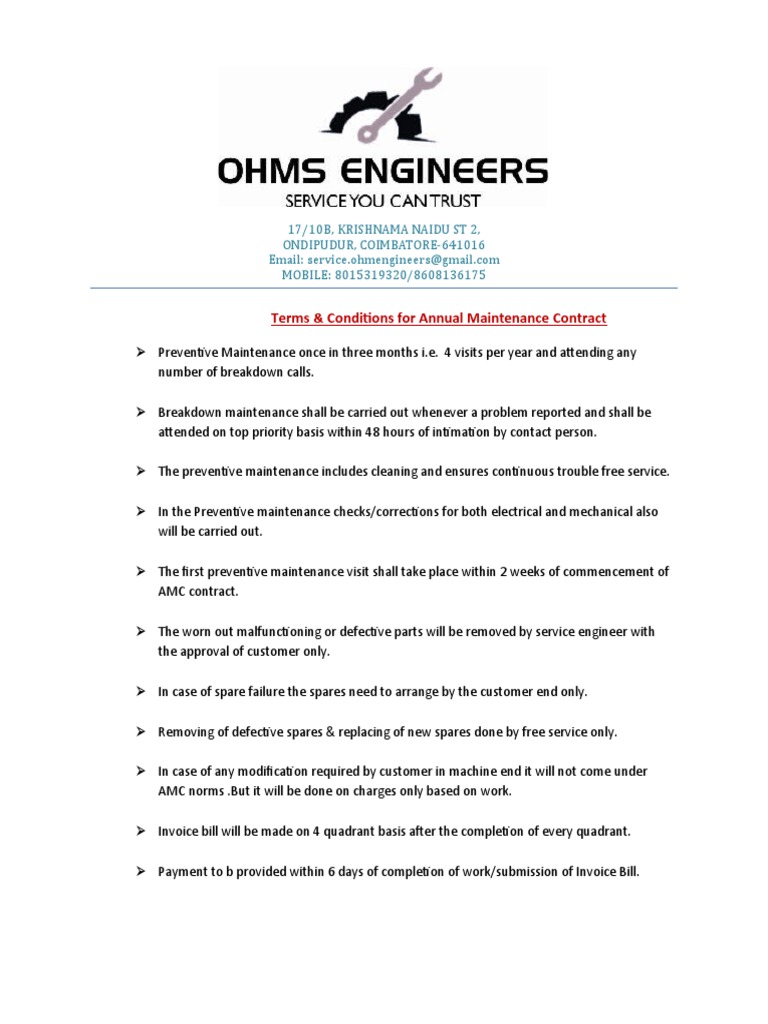 AMC terms | PDF