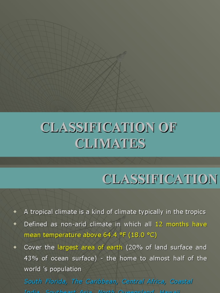 Understanding Tropical Climates | PDF | Climate | Desert