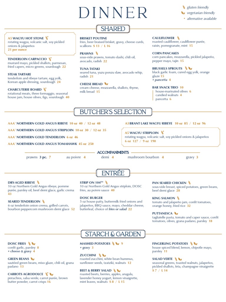 Winter-Dinner-Menu-2023-v.4 | PDF | Pickling | Sauce