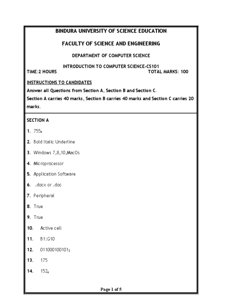 CS101 2020 DEC Guide | PDF | Internet | Computer Network
