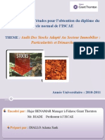 Audit Des Stocks Adapté Au Secteur Immobilié Marocain