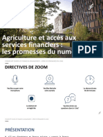Seminaire 30juin2021 - Agriculture Et Accès Aux Services Financiers - Les Promesses Du Numérique