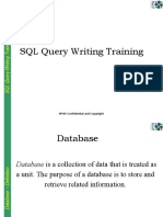 Basic SQL Query Writing