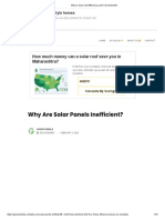 Why Is Solar Cell Efficiency Low - Greentumble