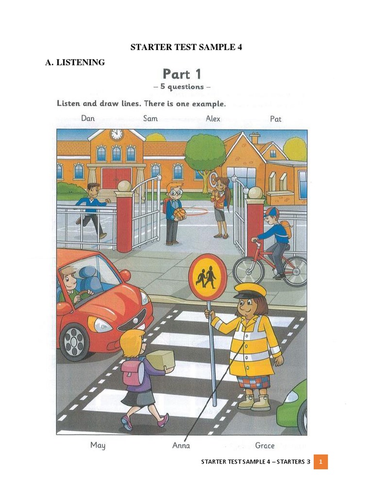 Starter Test Sample 4 PDF