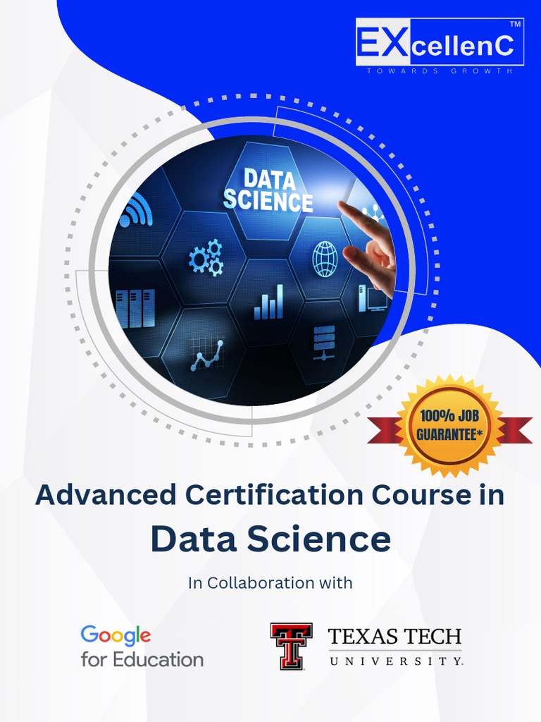 Advanced Certification Course in Data Science - Brochure | PDF | Data ...